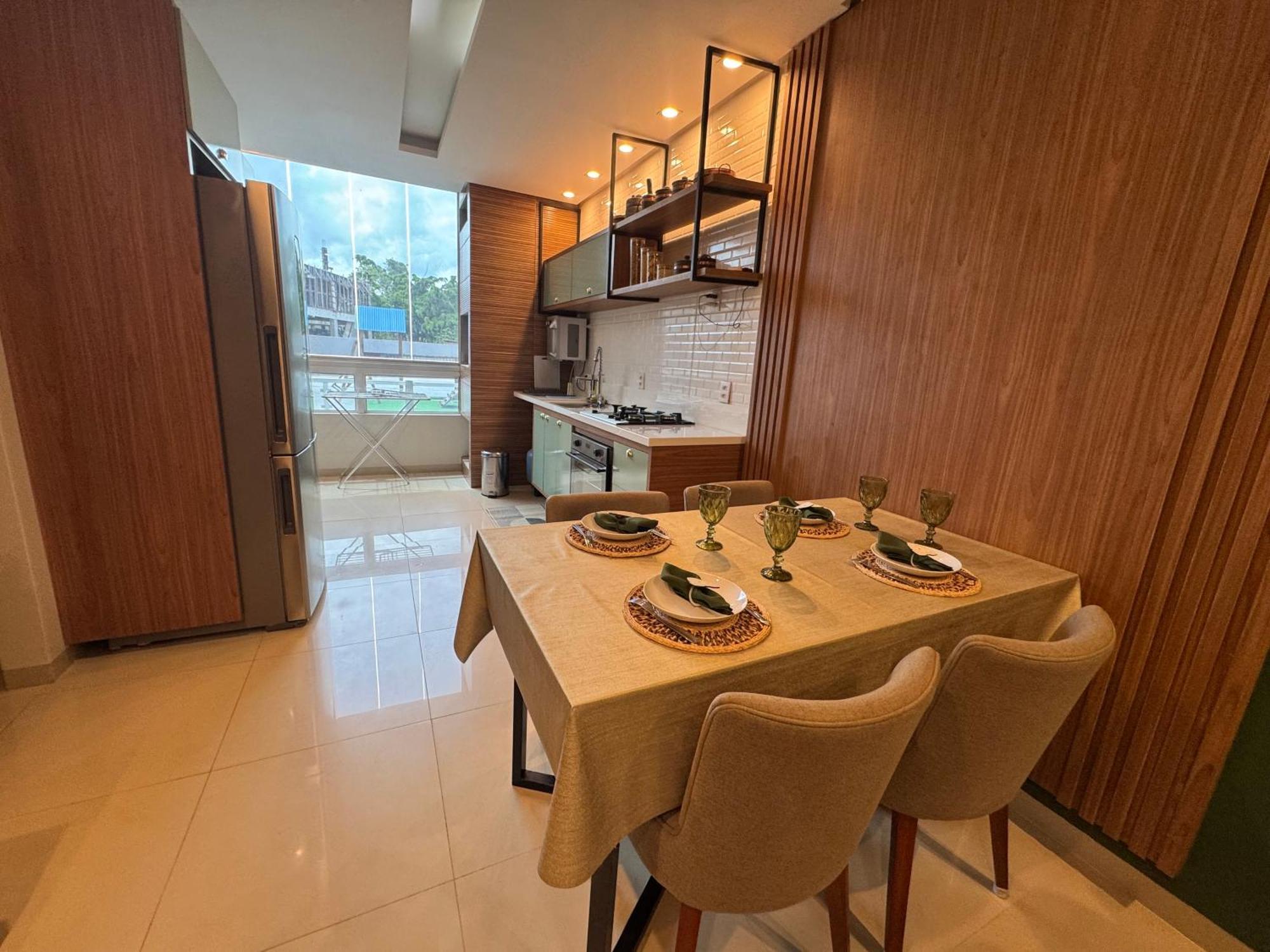 Flat Tapajos Alter 2 Quartos, Cozinha, Climatizado, Wifi 200mbps, Estacionamento E Self Check-in * Alter do Chao